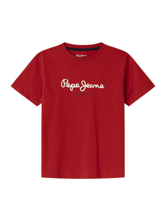 Pepe Jeans Детска тениска Червен New Art