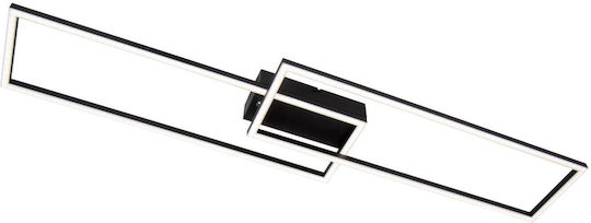 Lucide Lightning Arianne Plafonieră de Tavan Neagră cu LED Integrat