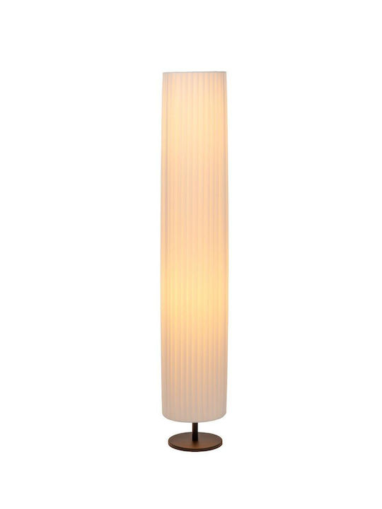 Lucide Lightning Fold Φωτιστικό Δαπέδου με Ντουί για Λαμπτήρα E27 Λευκό