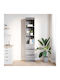 Bibliothek Grau Sonoma 37.5x35x180cm