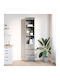 Bibliothek Grey 37.5x35x180cm