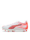 PUMA Ultra 5 Pro Football Shoes with Cleats White