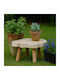Nextdeco Teak Wood Side Table H25xW48xD45cm