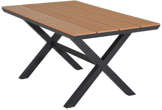 Τραπέζι Fl6510 Πτυσσόμενο 150x90x75 Καφέ Τραπέζι Fl6510 Πτυσσόμενο 150x90x75 Καφέ