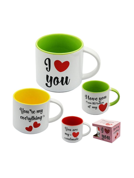 Valentine's Mug White 4pcs