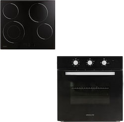 Davoline Άνω Πάγκου με Κεραμικές Εστίες Μαύρος OHCS 8004 BL Davoline Άνω Πάγκου με Κεραμικές Εστίες Μαύρος OHCS 8004 BL