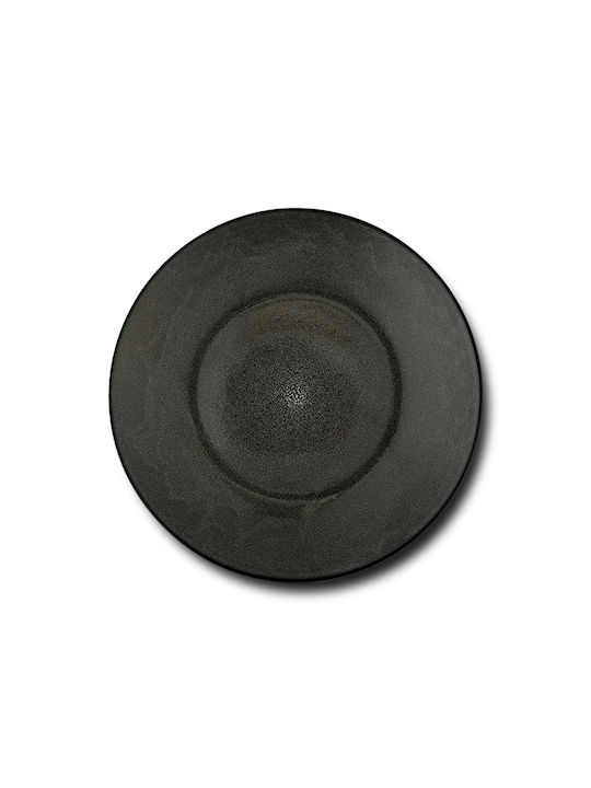 Nava Teller Untiefe Keramik Gray mit Durchmesse...
