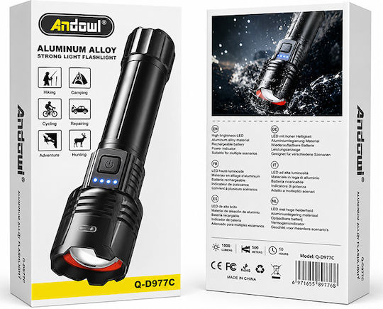 Andowl Φακός LED IP45 Qd977c