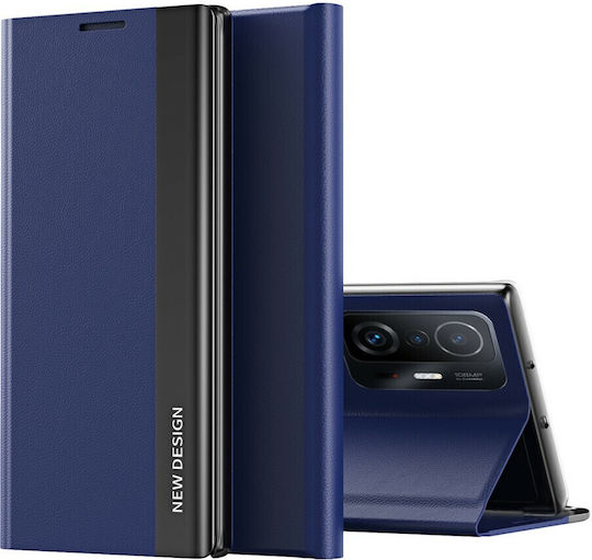 New Design Book Piele / Piele artificială Albastru (Xiaomi 11T / 11T Pro - Xiaomi 11T / 11T Pro)