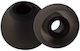 Silicone Replacement Covers Earbuds Black M Set of 2