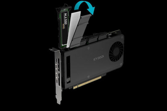 Icy Dock Adapter Card 4 X M.2 NVMe SSD Mobile Rack Adapter Card