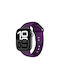 Crong Λουράκι Σιλικόνης με Pin Μωβ (Apple Watch 44/45/46/49 mm, Crong)