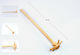 Schneebesen aus Holz 6,5*22cm Giszben
