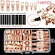 140 buc Conector inel pentru cablu Sc6-25 Conectori din cupru cablu gol electric sertizat