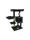 MrZoo Scratching Post Cat Trees Black 93x49x39cm