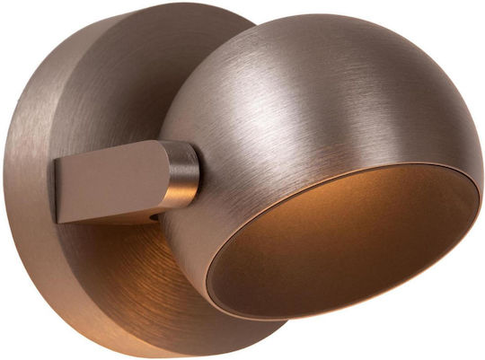 Lucide Lightning Esfera Single LED Warm White Spot in Gray Color