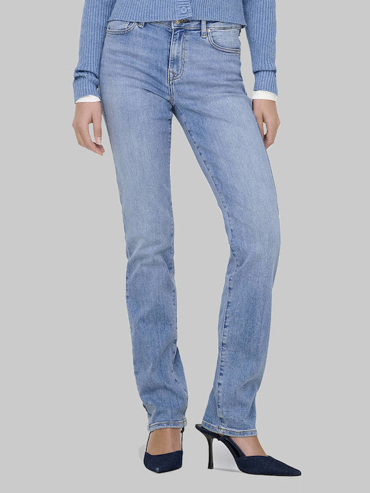 Women's Jean Trousers in Slim Fit Light Blue Denim