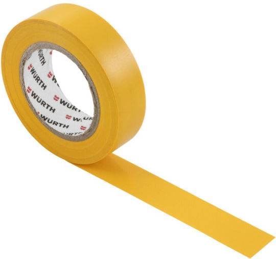 Wurth Μονωτική Ταινία 15mm x 10m Κίτρινη