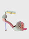 Leder Sandalen Mehrfarbig