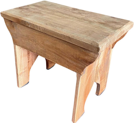 Stool For Living Room Wooden Teak 40x24x24cm