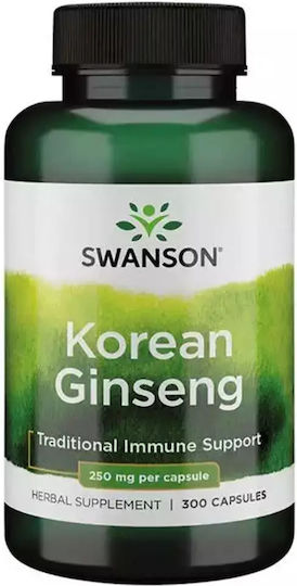 Swanson Korean Ginseng 250mg 300 caps