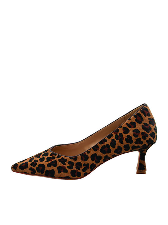 Leder Pumps Braun
