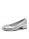 Anatomic Patent Leather Silver Heels