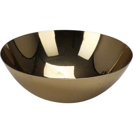 JK Home Decoration Декоративна купа Металик Златист 18x18см 1бр