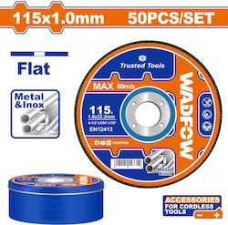 Wadfow Δίσκος Κοπής Μετάλλου 115mm Wadfow Δίσκος Κοπής Μετάλλου 115mm