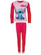 Disney Pijama pentru copii De iarnă Din bumbac Fuchs Lilo And Stitch