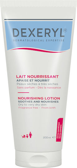 Dexeryl Lightweight Nourishing Milk for Dry to Very Dry Skin 200ml