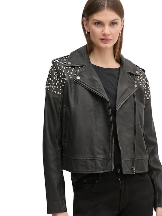 Fantasy Women's Short Lifestyle Jacket for Winter Black