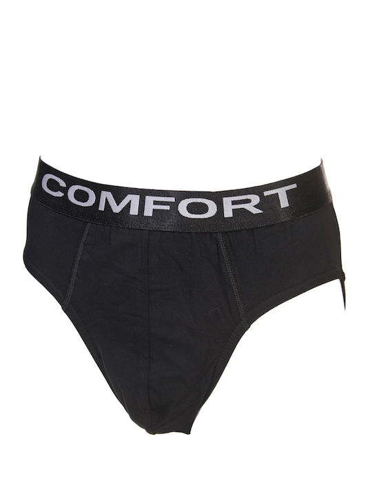 Comfort Herren Slips Schwarz 1Packung