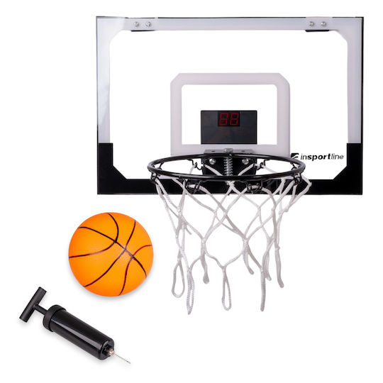 inSPORTline Indoor Over Door Basketball Hoop with Ball