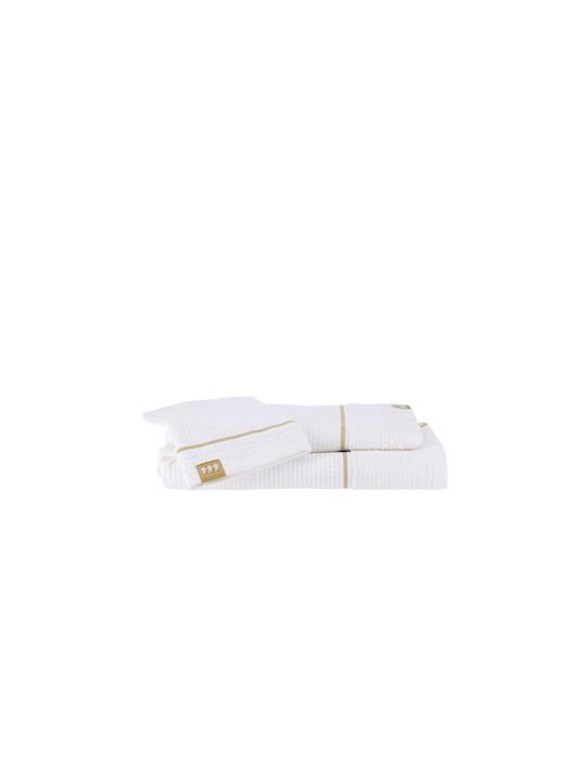 3pc Bath Towel Set White