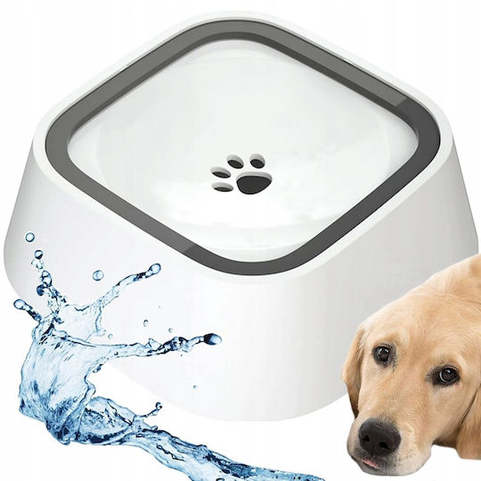 Plastic Food and Water Bowl for Dog and Cat 2 x 1L