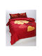 Silk Fashion Set Bettbezüge 160x240cm Einzel mit Kissenbezug & 1 Bettlaken Weiß