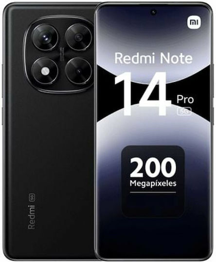 スマートフォン本体 Redmi Note 14 Midnight Black 6GB/128GB Redmi Note 14 Dual SIM Midnight Black 128GB and 6GB RAM