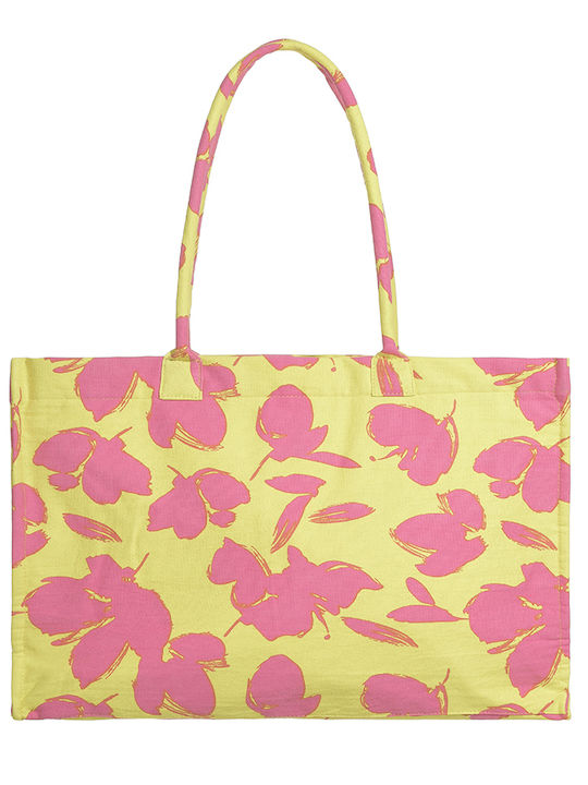 Ble Resort Collection Fabric Beach Bag Yellow