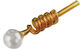 Panora Cigarette Pipe 14cm Glass Yellow