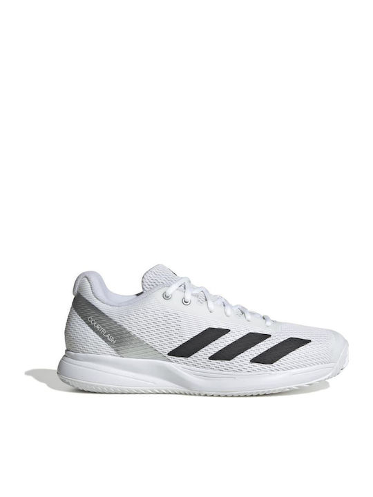 adidas Courtflash Speed 2 Ανδρικά Παπούτσια Τένις Λευκά