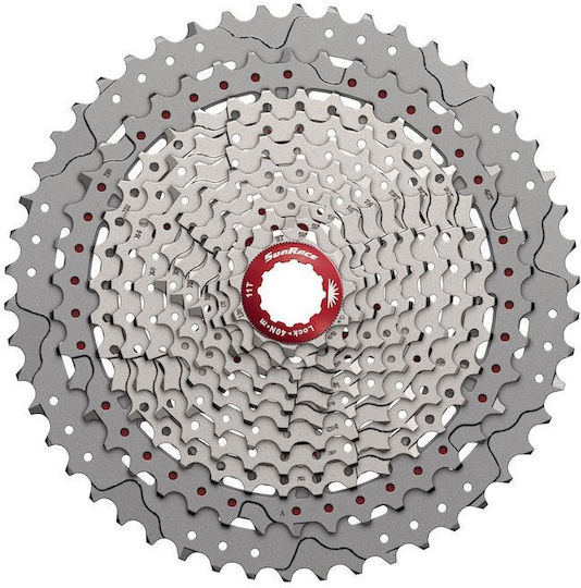 Sunrace Csmx80 Cassette 11-50 11 Speed Metallic Silver