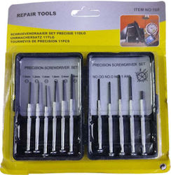 Set de șurubelnițe de precizie 11 bucăți pentru ceasuri, telefoane, laptopuri, ochelari, ceasornice 168 Set de șurubelnițe de precizie 11 bucăți pentru ceasuri, telefoane, laptopuri, ochelari, ceasornice 168