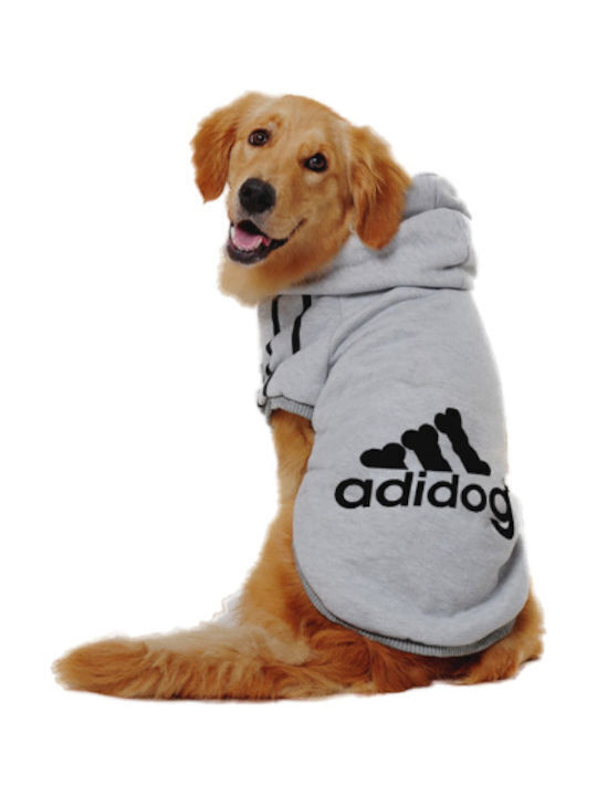 Denik Φούτερ Σκύλου Adidog Γκρι 5xlarge 60cm