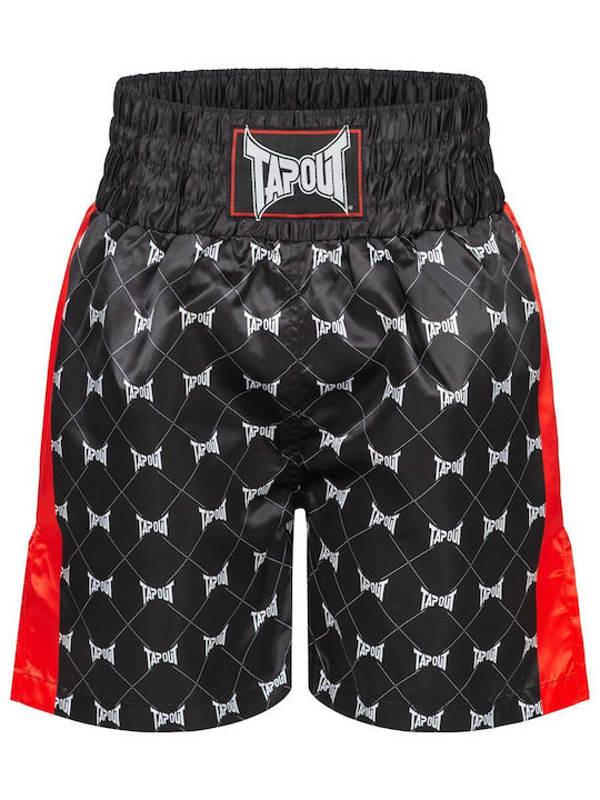 Șorturi de box Tapout Brawley Negru Roșu Gri