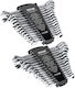Σετ Κλειδιών Vevor Combination 30 Pcs Sae 1/4" Έως 1" Metric 8-24mm Organizer Rack