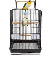 King Bird Cage 49x49x86cm. Black