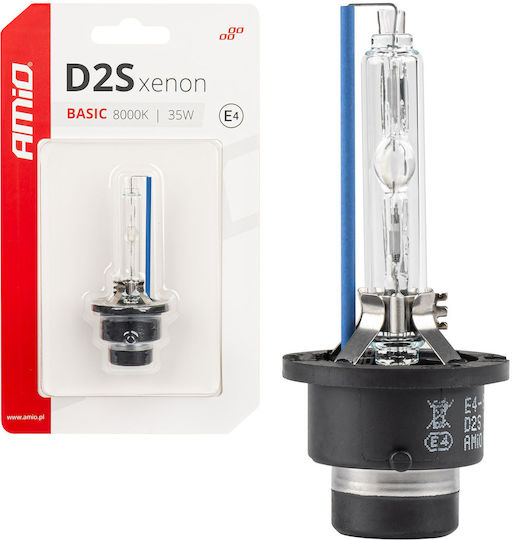 AMiO Lamps Car & Motorcycle D2S Xenon 8000K Cold White 12V 35W 1pcs