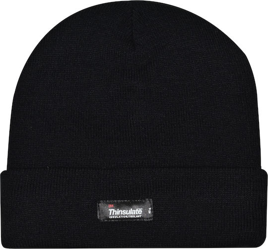 Beanie Masculin Căciulă Tricotat în culoarea Negru