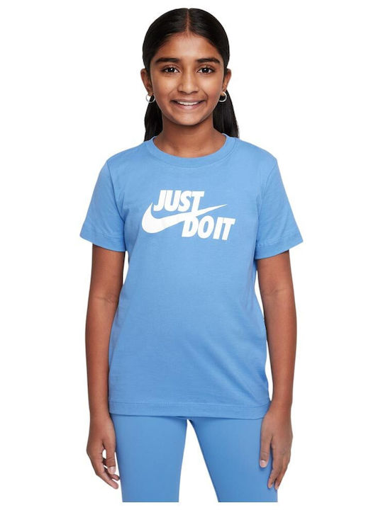 Nike Kids' T-shirt Blue Sportswear